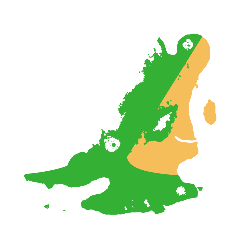 Biome Rust Map: Procedural Map, Size: 2500, Seed: 170527945