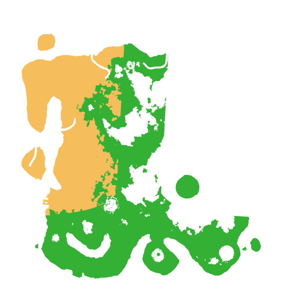 Biome Rust Map: Procedural Map, Size: 3550, Seed: 39208918