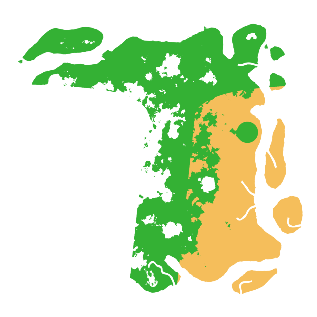 Biome Rust Map: Procedural Map, Size: 3950, Seed: 14819599