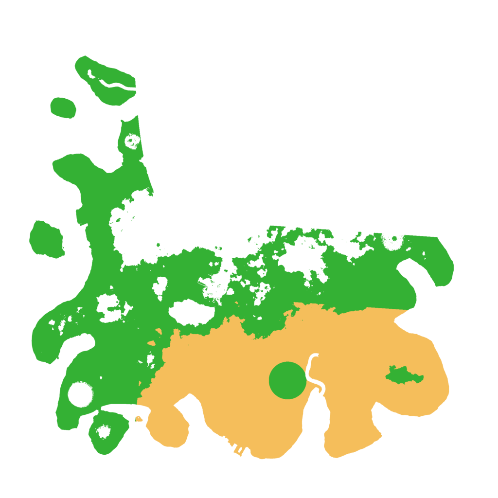 Biome Rust Map: Procedural Map, Size: 3500, Seed: 9308878