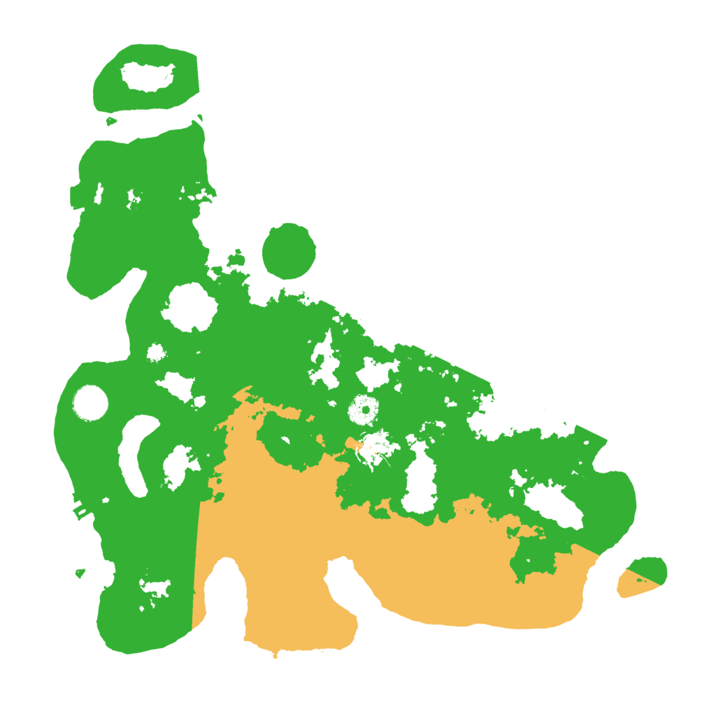 Biome Rust Map: Procedural Map, Size: 3600, Seed: 13797388