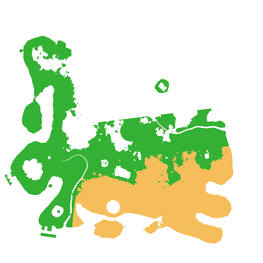 Biome Rust Map: Procedural Map, Size: 3450, Seed: 46606670