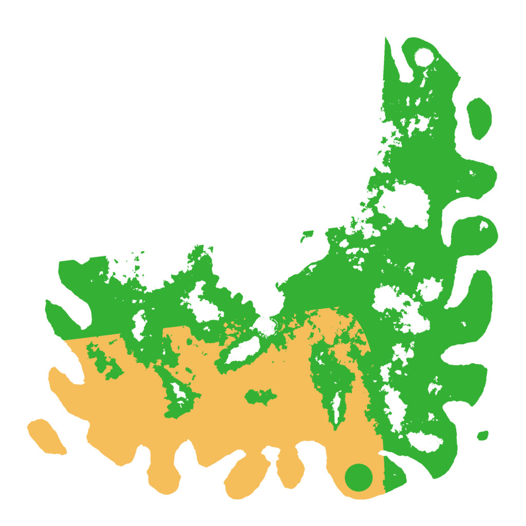 Biome Rust Map: Barren, Size: 5000, Seed: 355109536