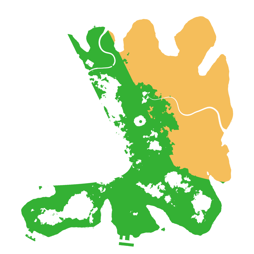 Biome Rust Map: Procedural Map, Size: 3450, Seed: 35095292