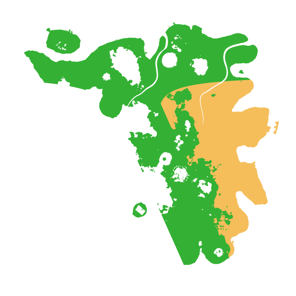 Biome Rust Map: Procedural Map, Size: 3450, Seed: 37150213