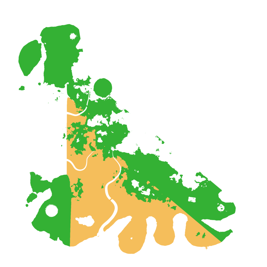 Biome Rust Map: Procedural Map, Size: 3850, Seed: 88709788