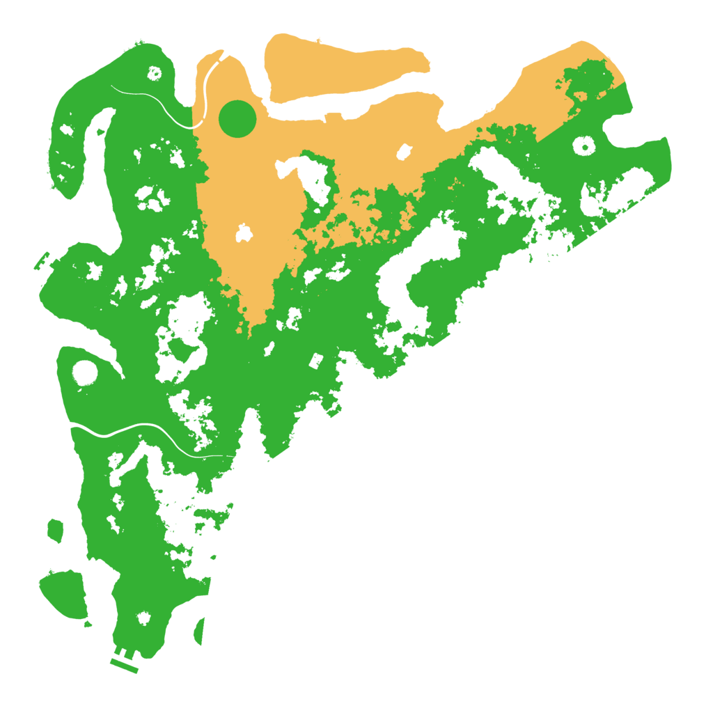 Biome Rust Map: Procedural Map, Size: 5000, Seed: 518132185