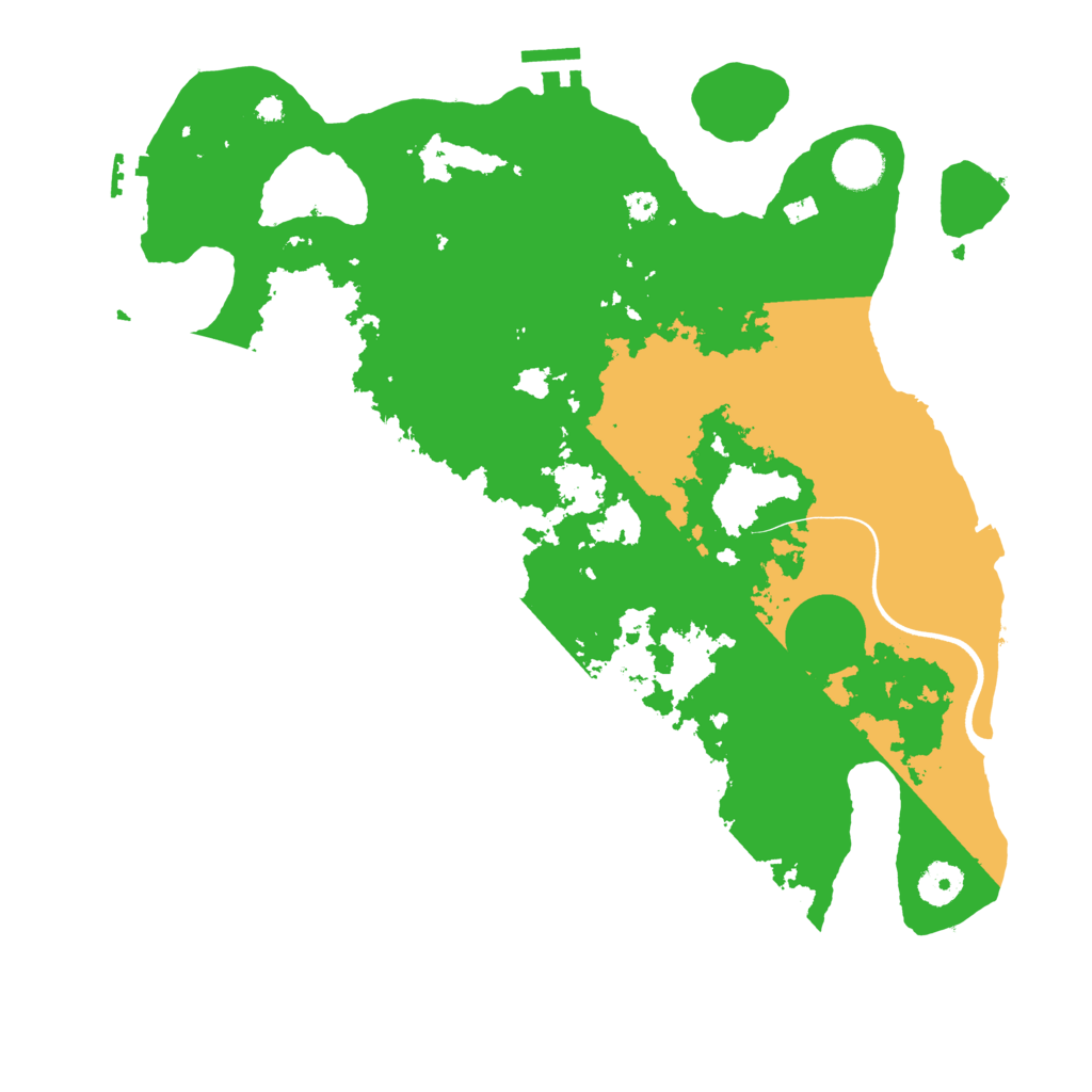 Biome Rust Map: Procedural Map, Size: 3750, Seed: 22888366