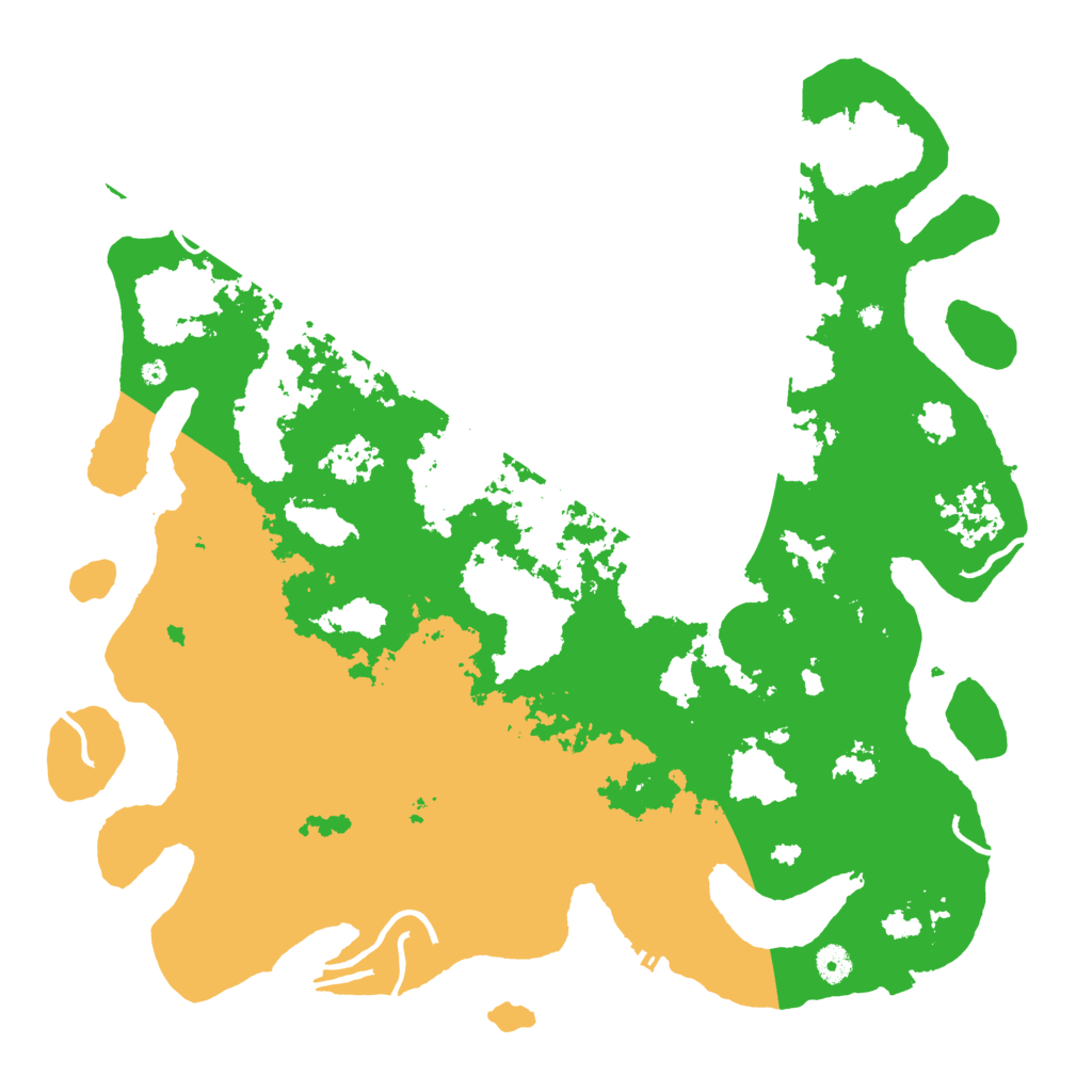 Biome Rust Map: Procedural Map, Size: 4500, Seed: 322420693