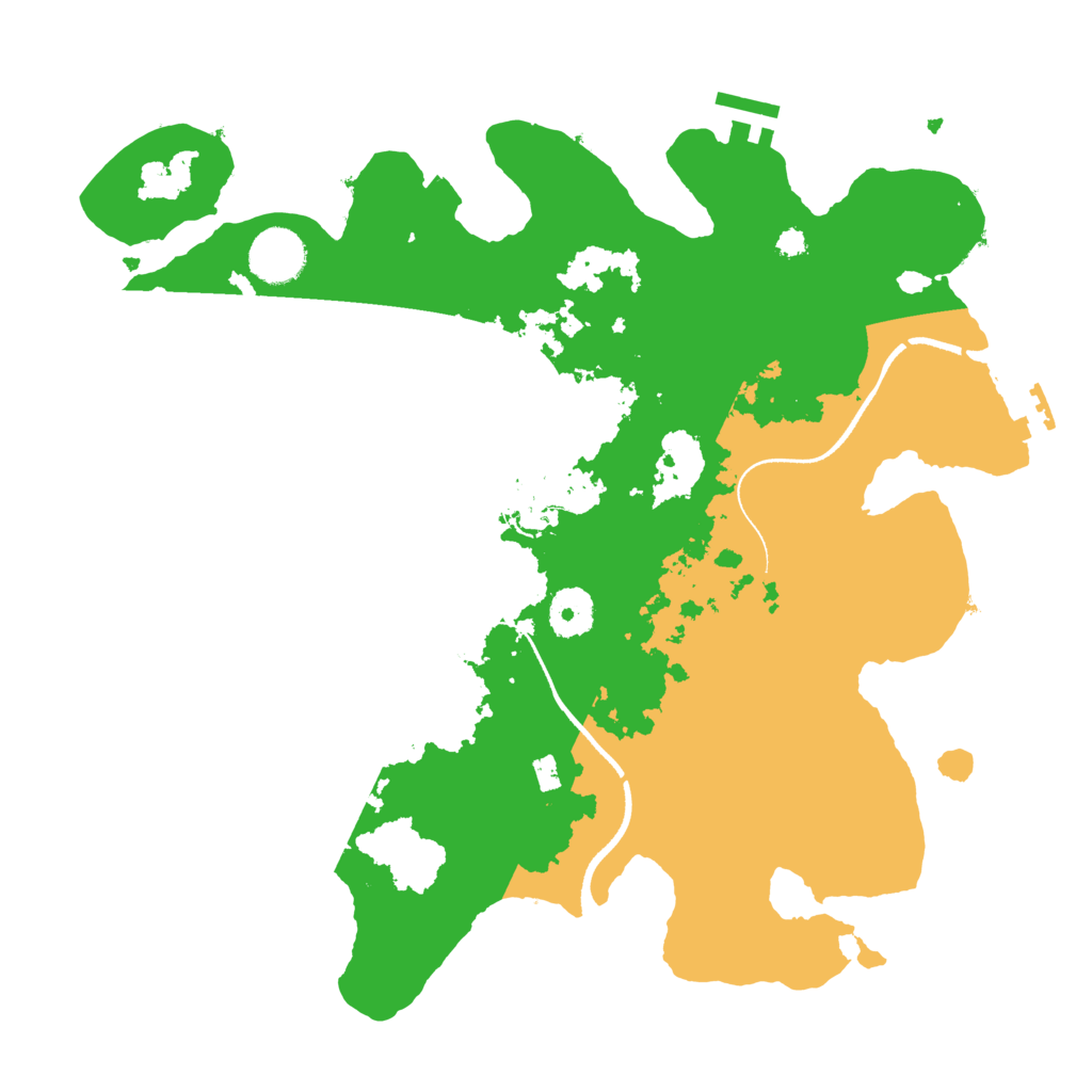Biome Rust Map: Procedural Map, Size: 3450, Seed: 77198120
