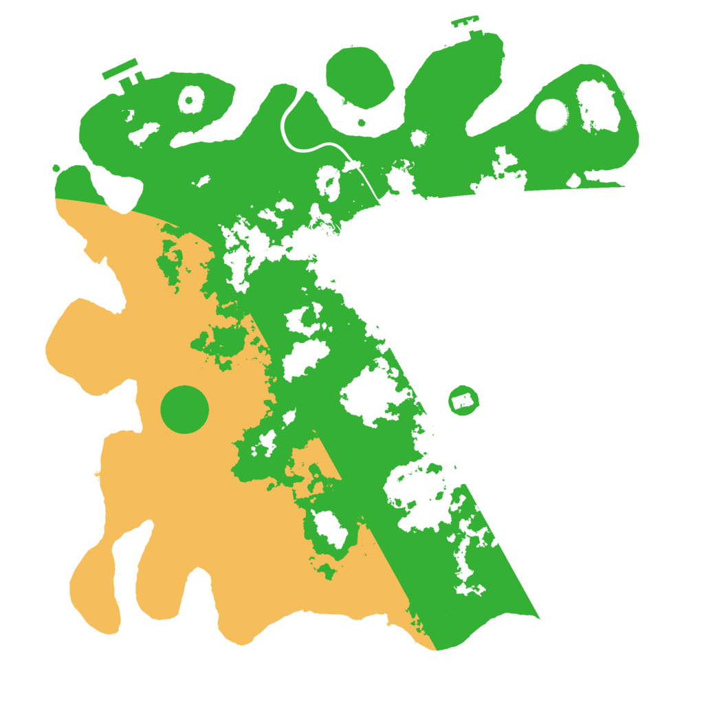 Biome Rust Map: Procedural Map, Size: 3850, Seed: 22351206