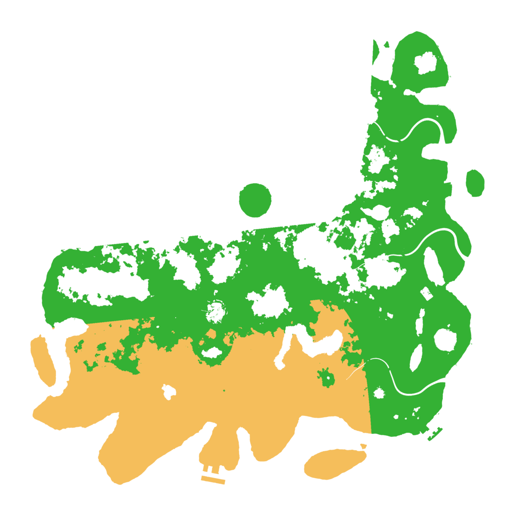 Biome Rust Map: Procedural Map, Size: 4300, Seed: 15896134