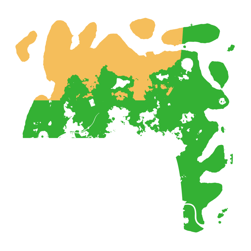Biome Rust Map: Procedural Map, Size: 3750, Seed: 87245211