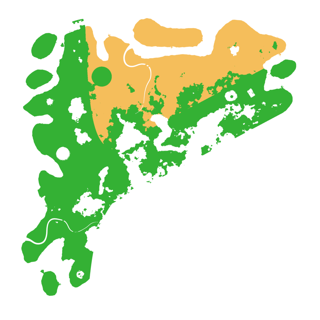 Biome Rust Map: Procedural Map, Size: 4250, Seed: 7734611