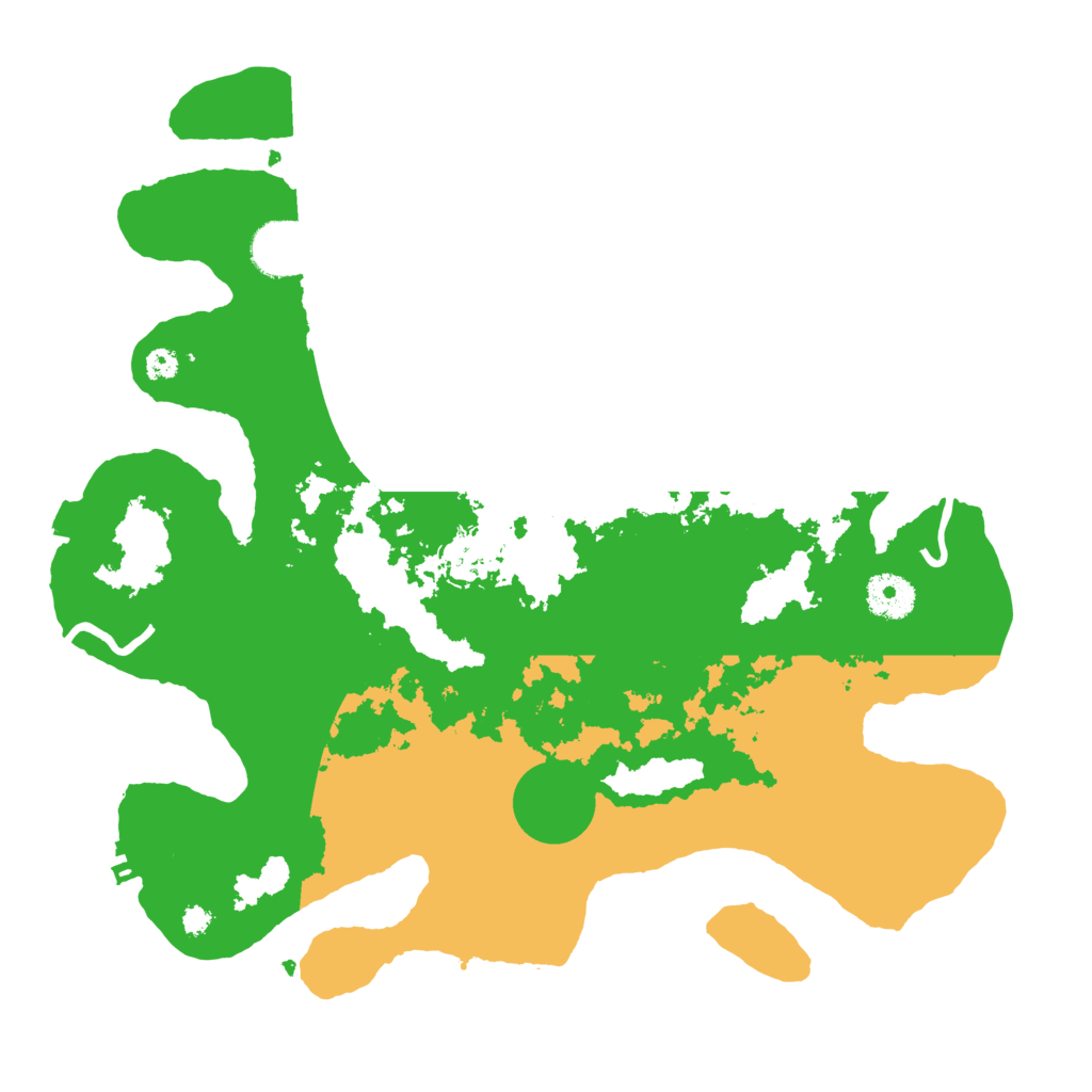 Biome Rust Map: Procedural Map, Size: 3500, Seed: 25433159