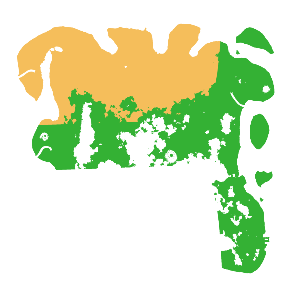 Biome Rust Map: Procedural Map, Size: 3800, Seed: 87410000