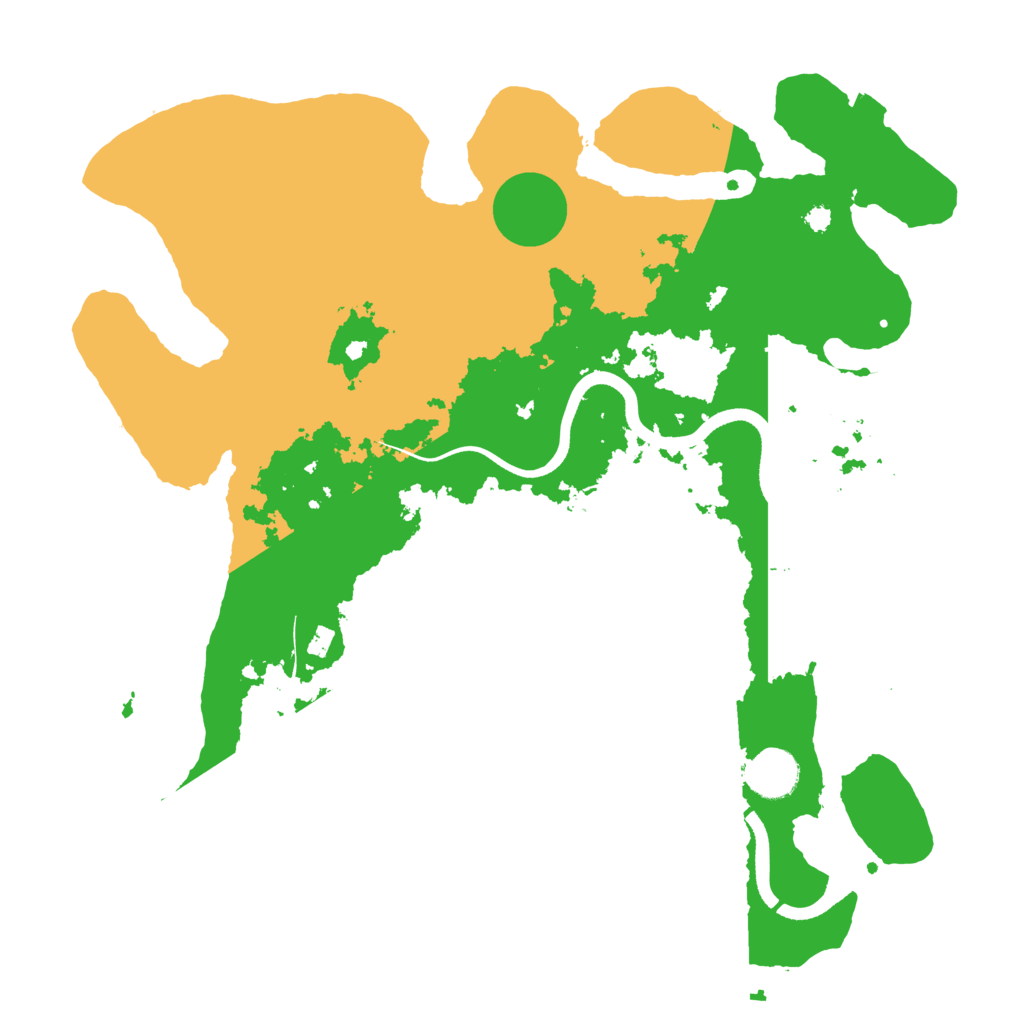 Biome Rust Map: Procedural Map, Size: 3650, Seed: 89395017