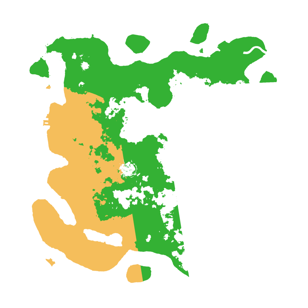 Biome Rust Map: Procedural Map, Size: 3500, Seed: 497476056