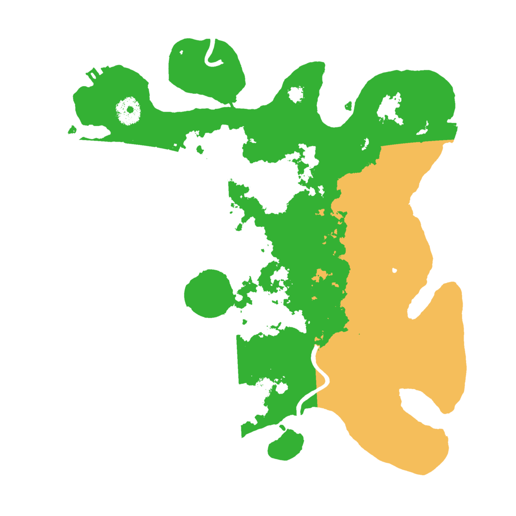 Biome Rust Map: Procedural Map, Size: 3000, Seed: 574350776