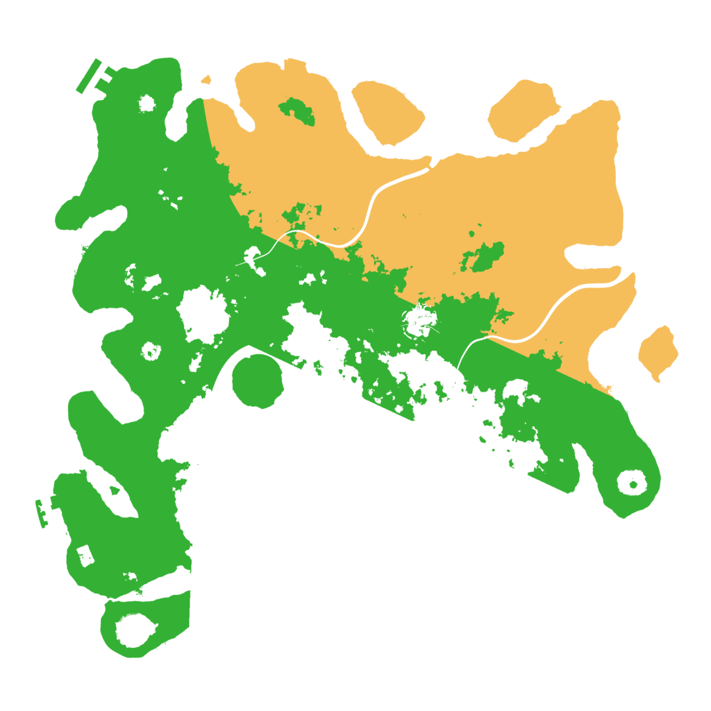 Biome Rust Map: Procedural Map, Size: 3800, Seed: 4529886