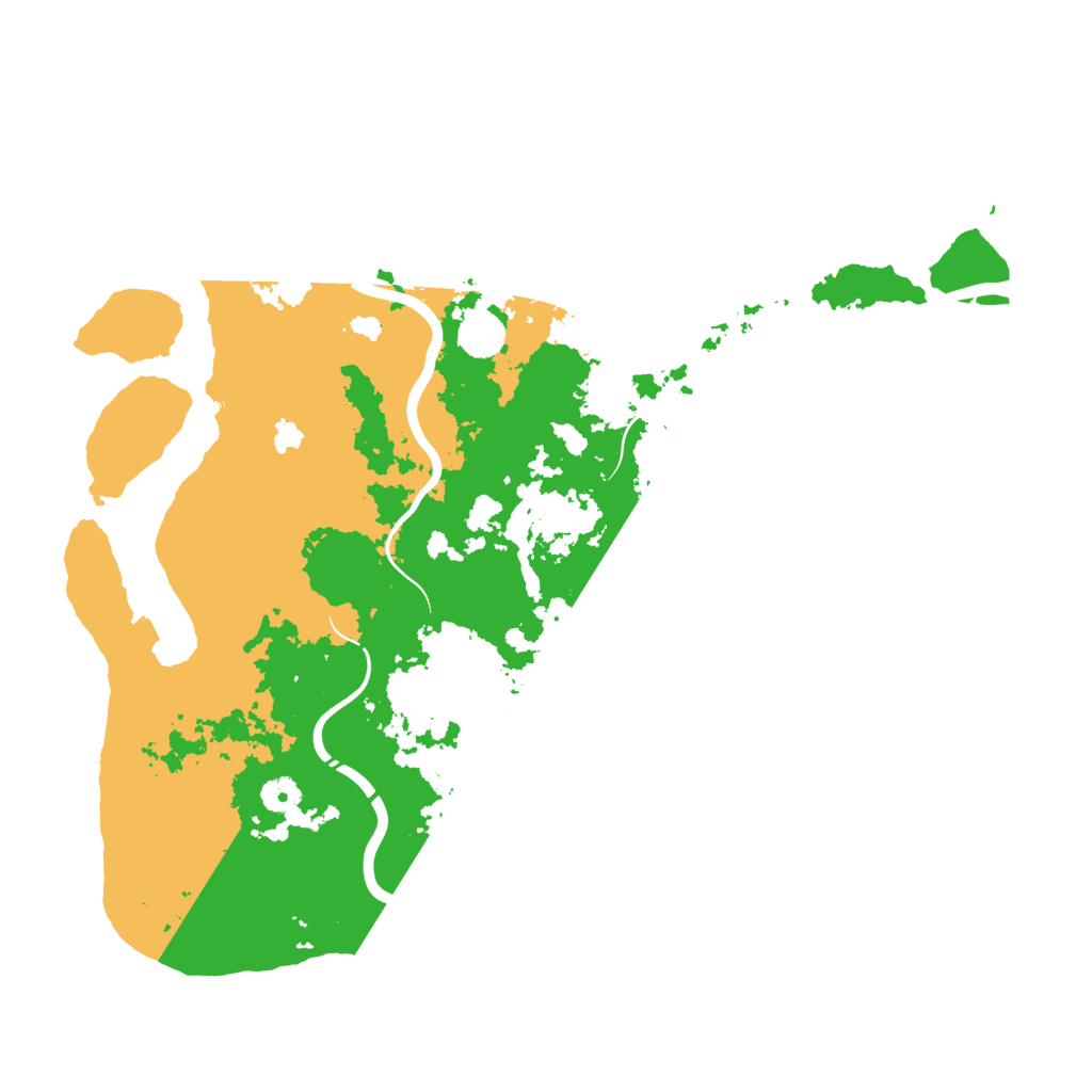 Biome Rust Map: Procedural Map, Size: 4400, Seed: 2078789