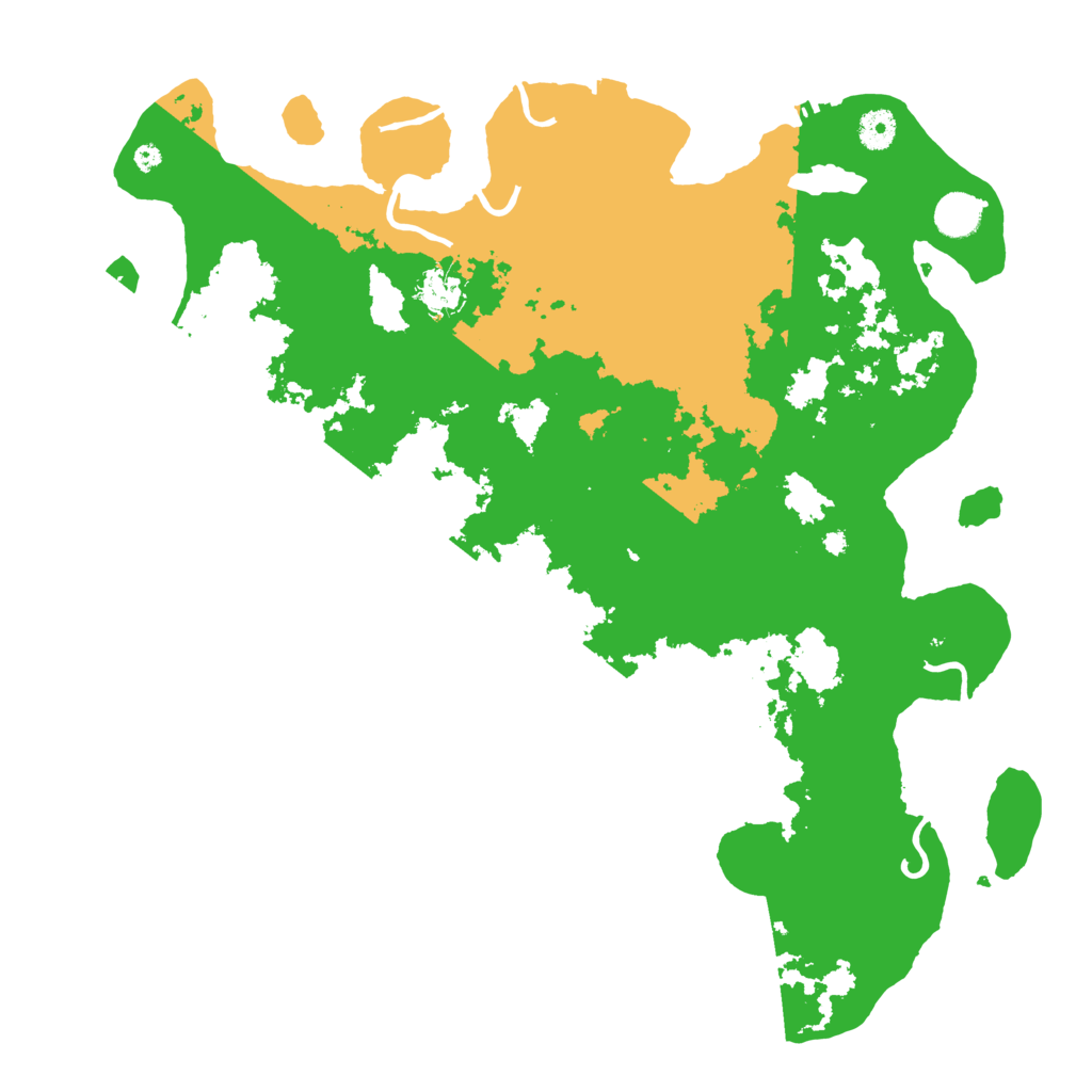 Biome Rust Map: Procedural Map, Size: 4205, Seed: 5466843