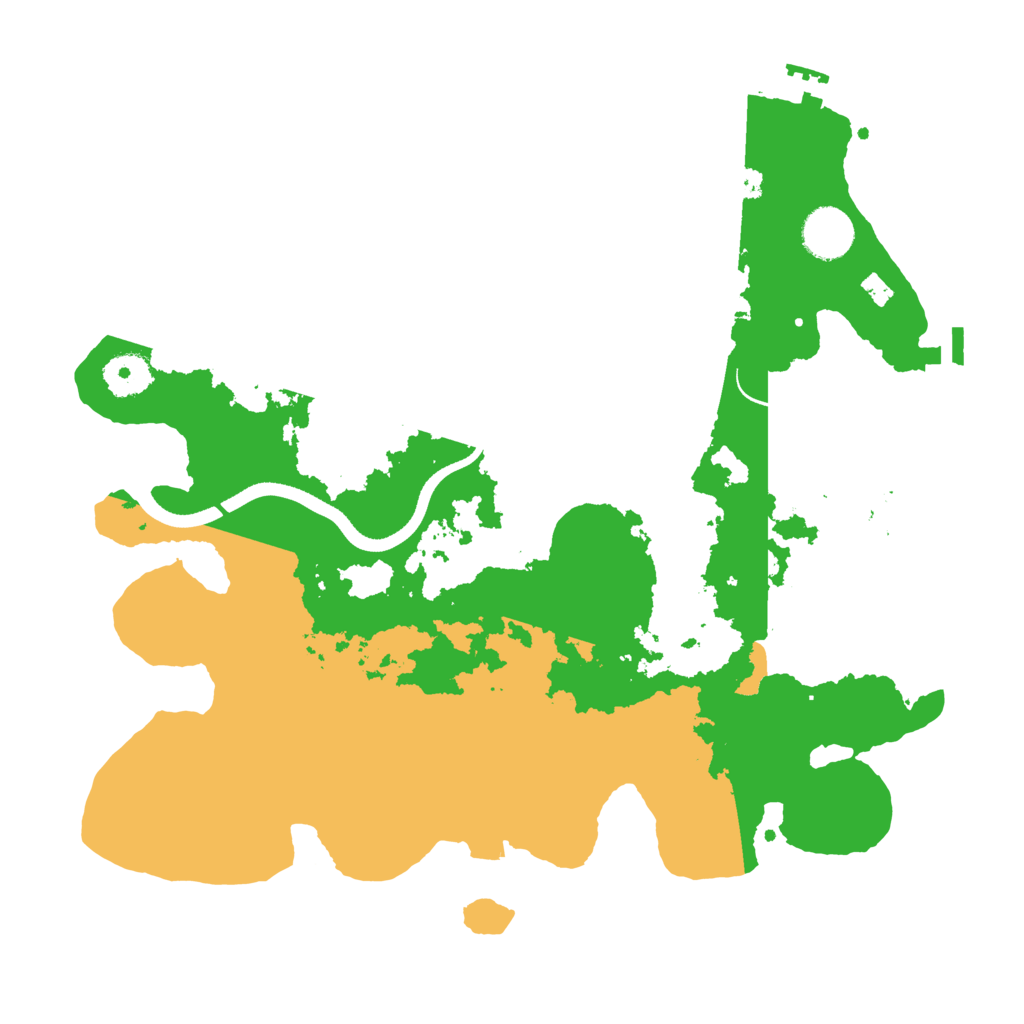 Biome Rust Map: Procedural Map, Size: 3500, Seed: 778015