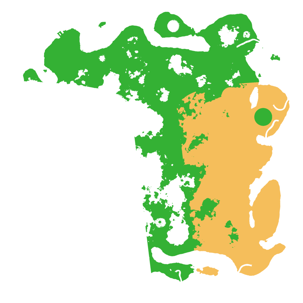 Biome Rust Map: Procedural Map, Size: 4500, Seed: 21321412