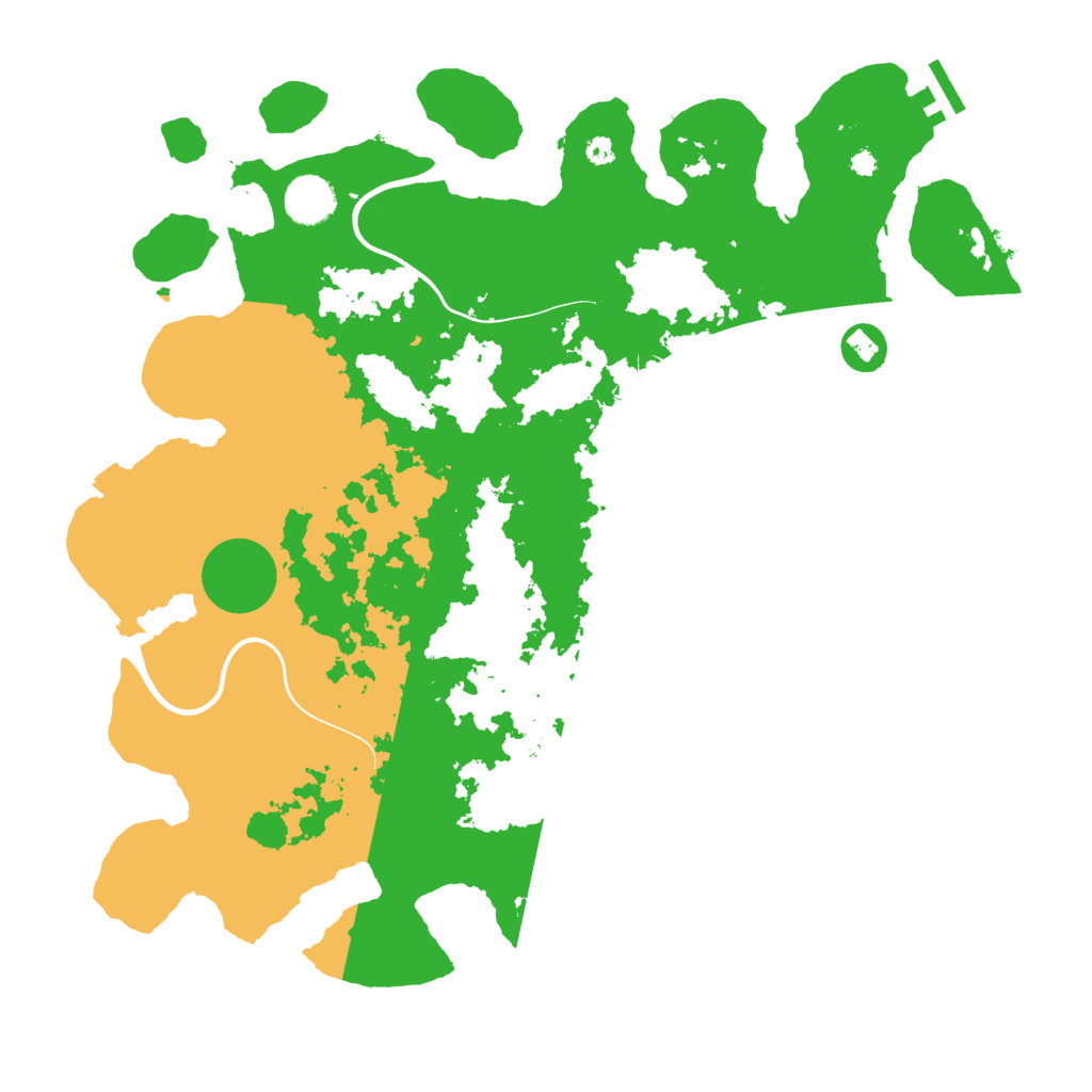 Biome Rust Map: Procedural Map, Size: 3850, Seed: 58641756