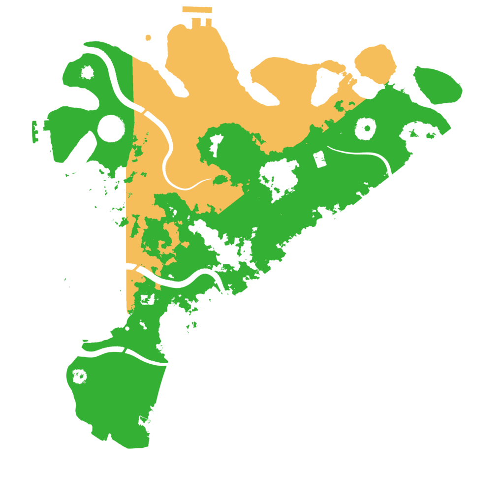 Biome Rust Map: Procedural Map, Size: 3450, Seed: 74707464