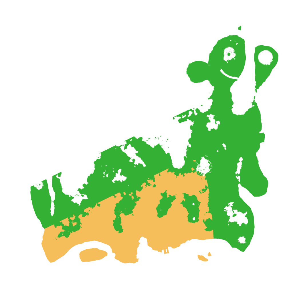 Biome Rust Map: Procedural Map, Size: 3600, Seed: 11506163