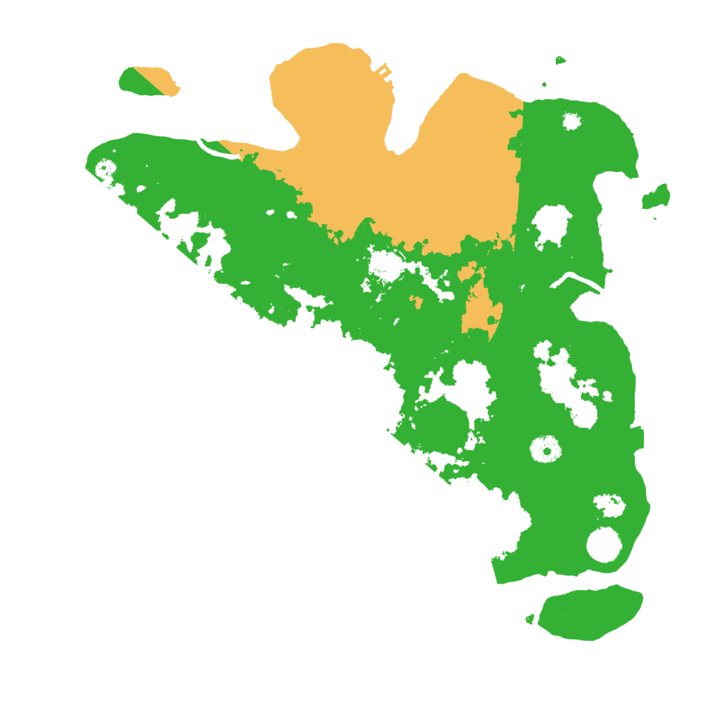 Biome Rust Map: Procedural Map, Size: 3700, Seed: 12167521