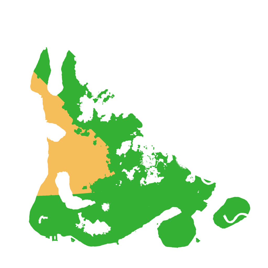 Biome Rust Map: Procedural Map, Size: 3000, Seed: 15564
