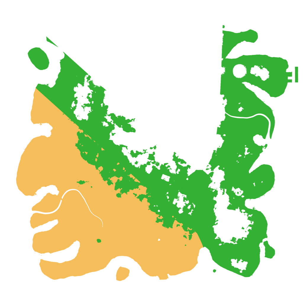 Biome Rust Map: Procedural Map, Size: 3900, Seed: 71338032