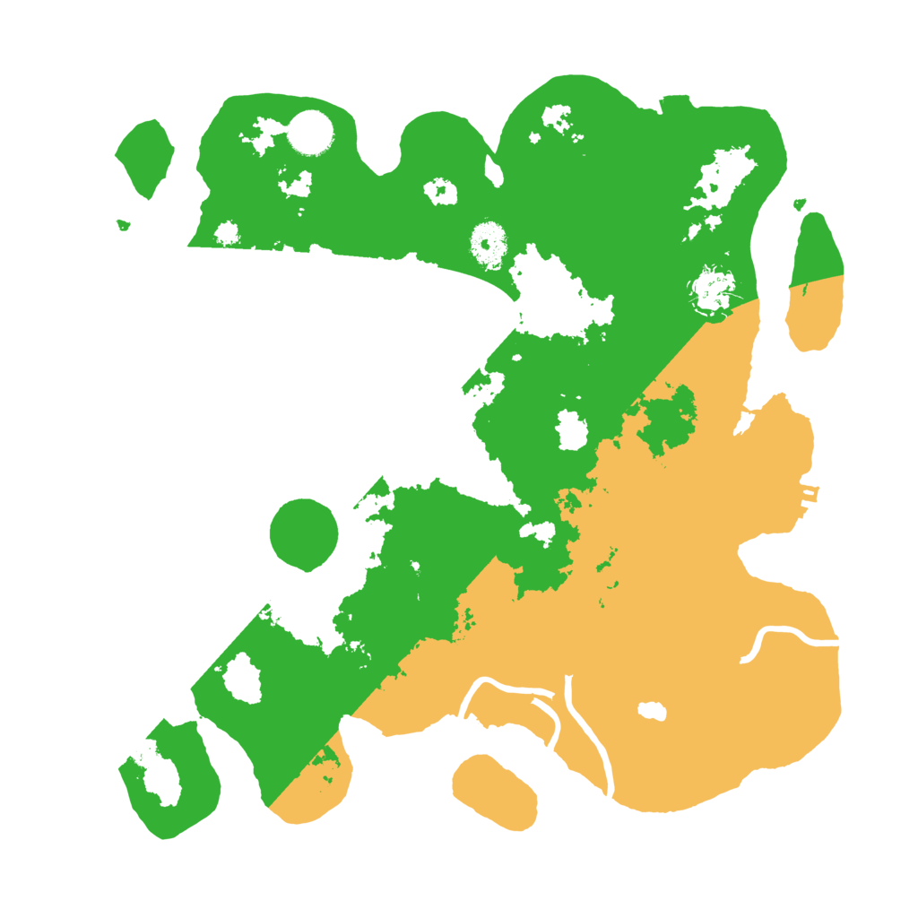 Biome Rust Map: Procedural Map, Size: 3550, Seed: 72552207