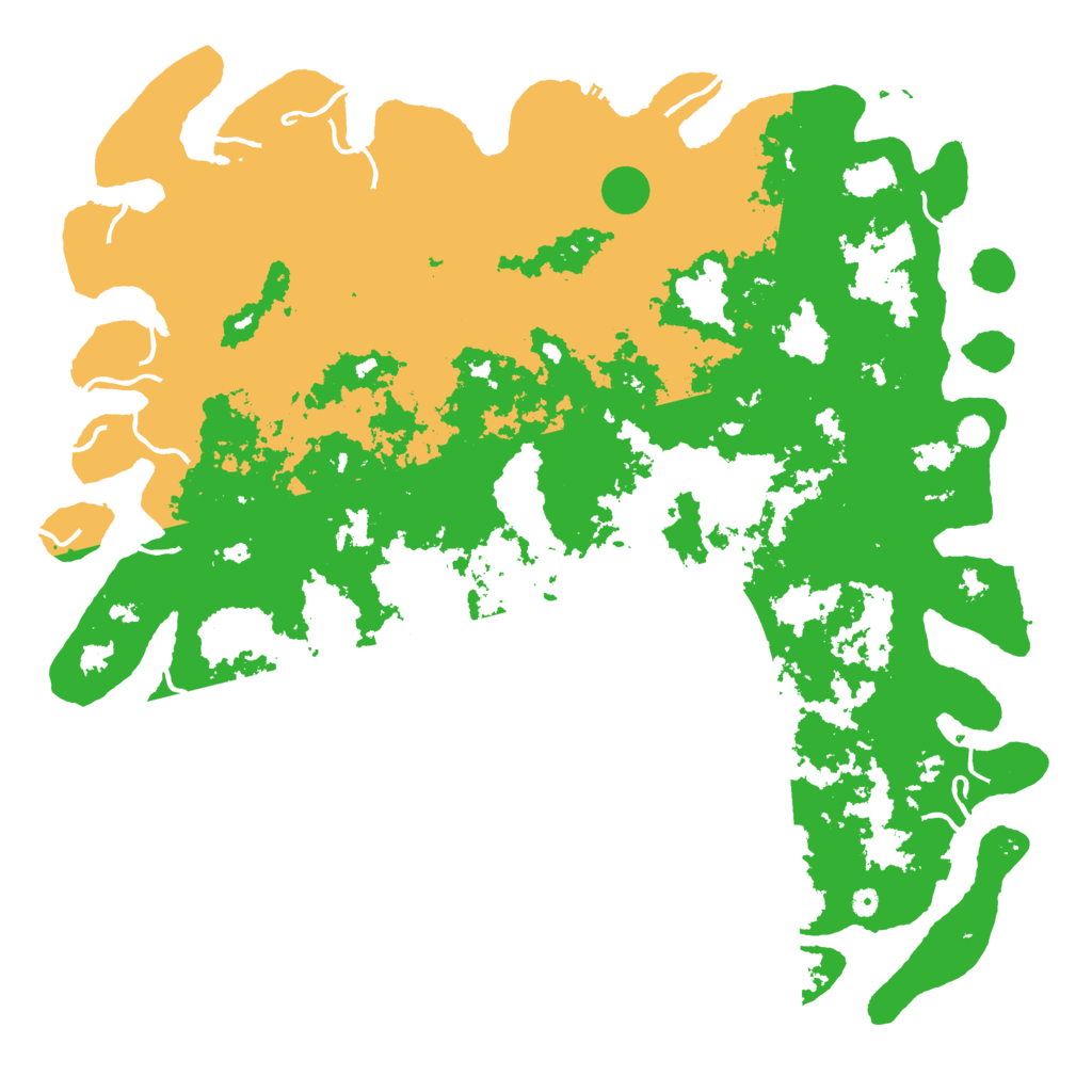 Biome Rust Map: Procedural Map, Size: 6000, Seed: 35693545