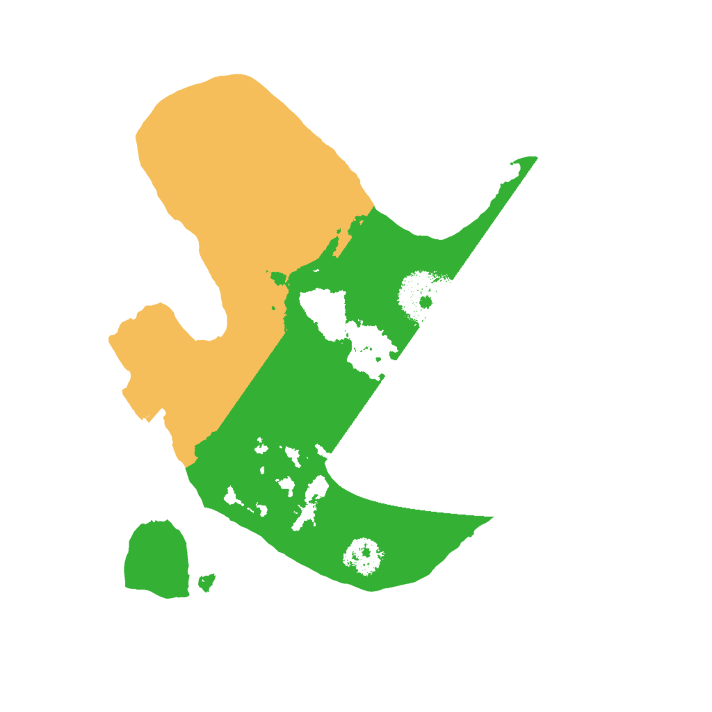 Biome Rust Map: Procedural Map, Size: 2000, Seed: 844900418