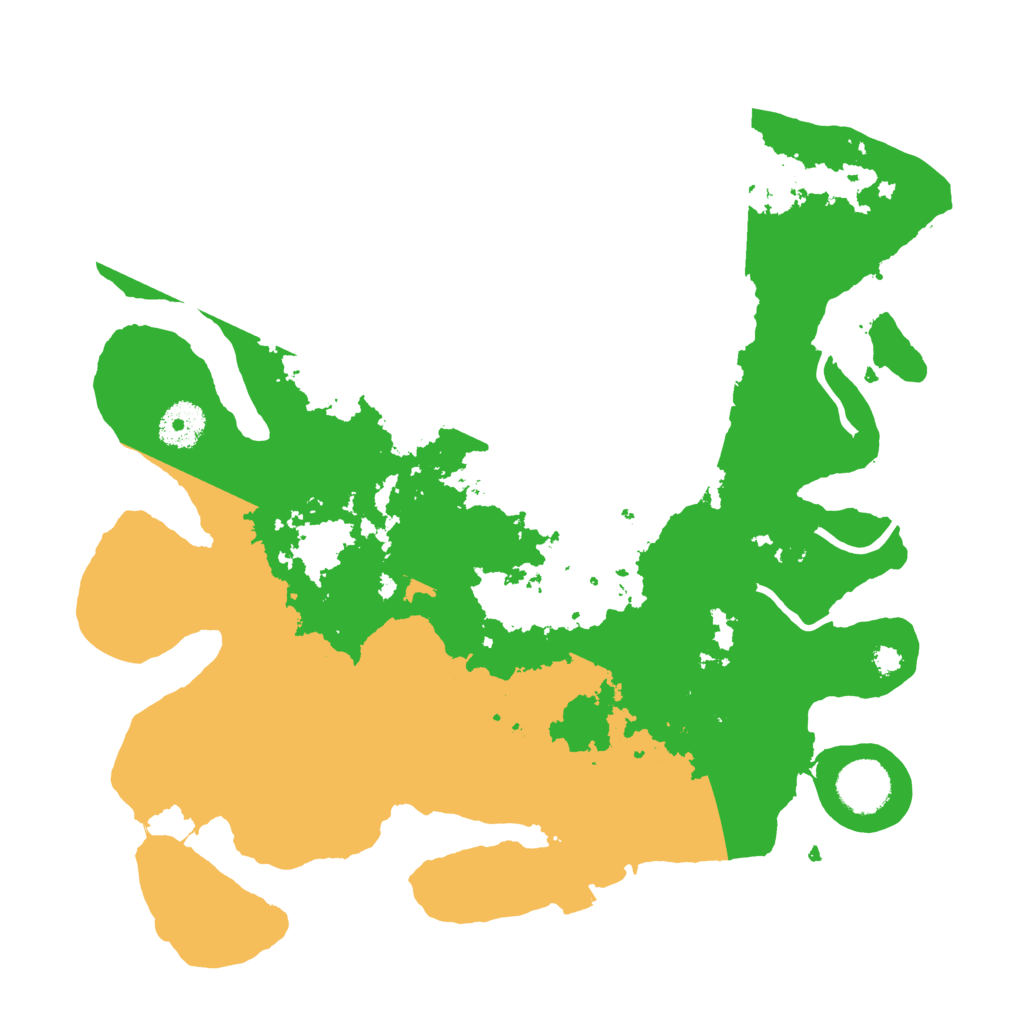 Biome Rust Map: Procedural Map, Size: 3400, Seed: 85134116