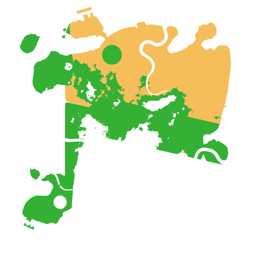 Biome Rust Map: Procedural Map, Size: 3500, Seed: 1042728031