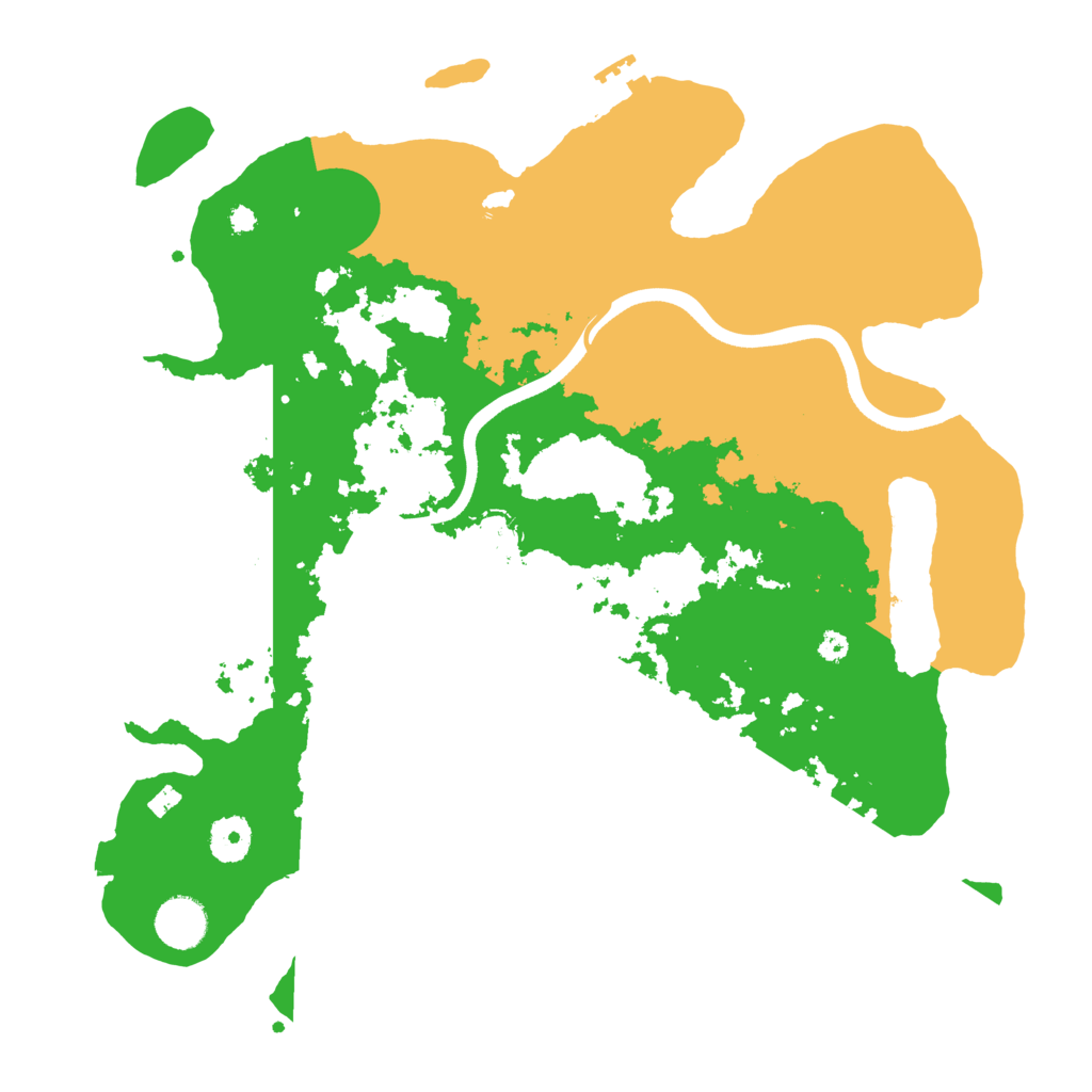 Biome Rust Map: Procedural Map, Size: 3700, Seed: 1885079002