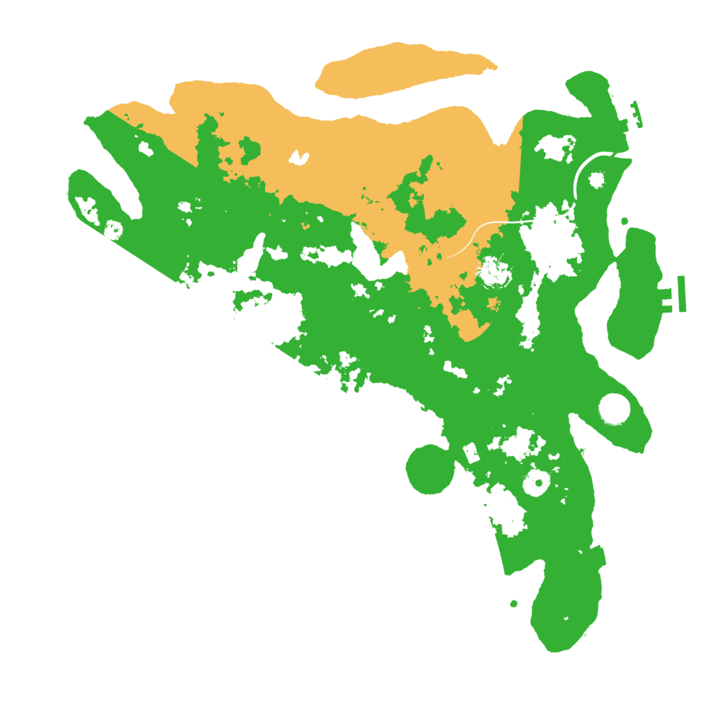 Biome Rust Map: Procedural Map, Size: 4000, Seed: 15918687