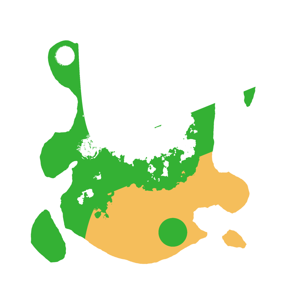 Biome Rust Map: Barren, Size: 2700, Seed: 5