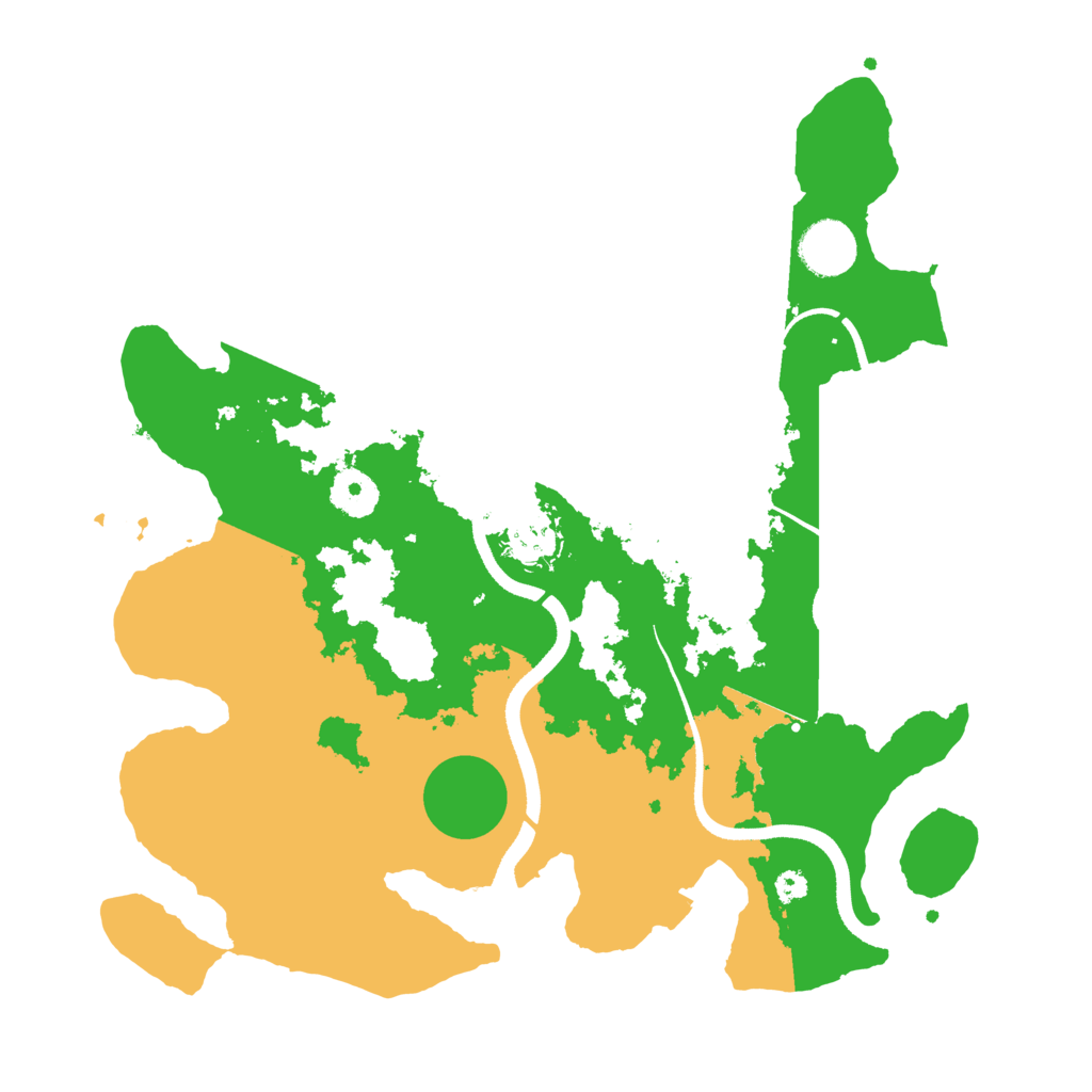 Biome Rust Map: Procedural Map, Size: 3450, Seed: 6212859