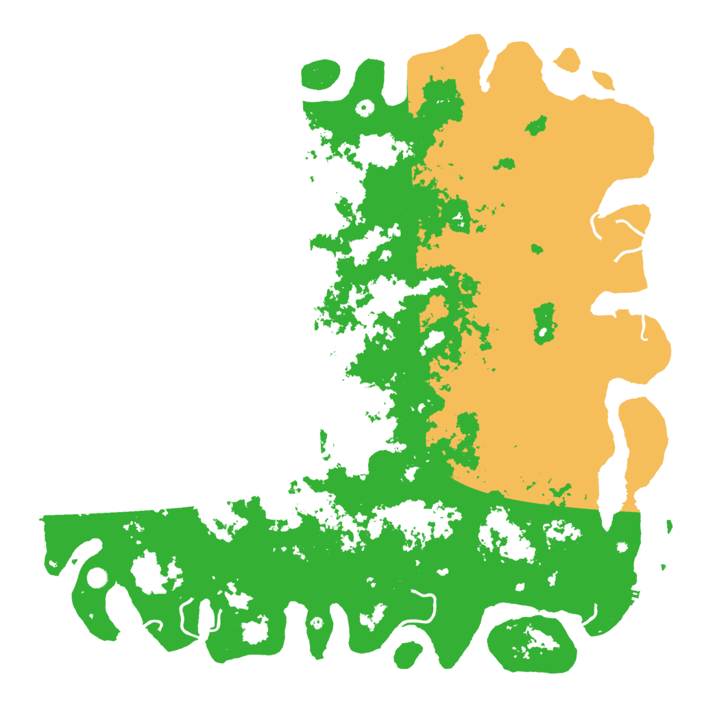 Biome Rust Map: Procedural Map, Size: 6000, Seed: 96508351