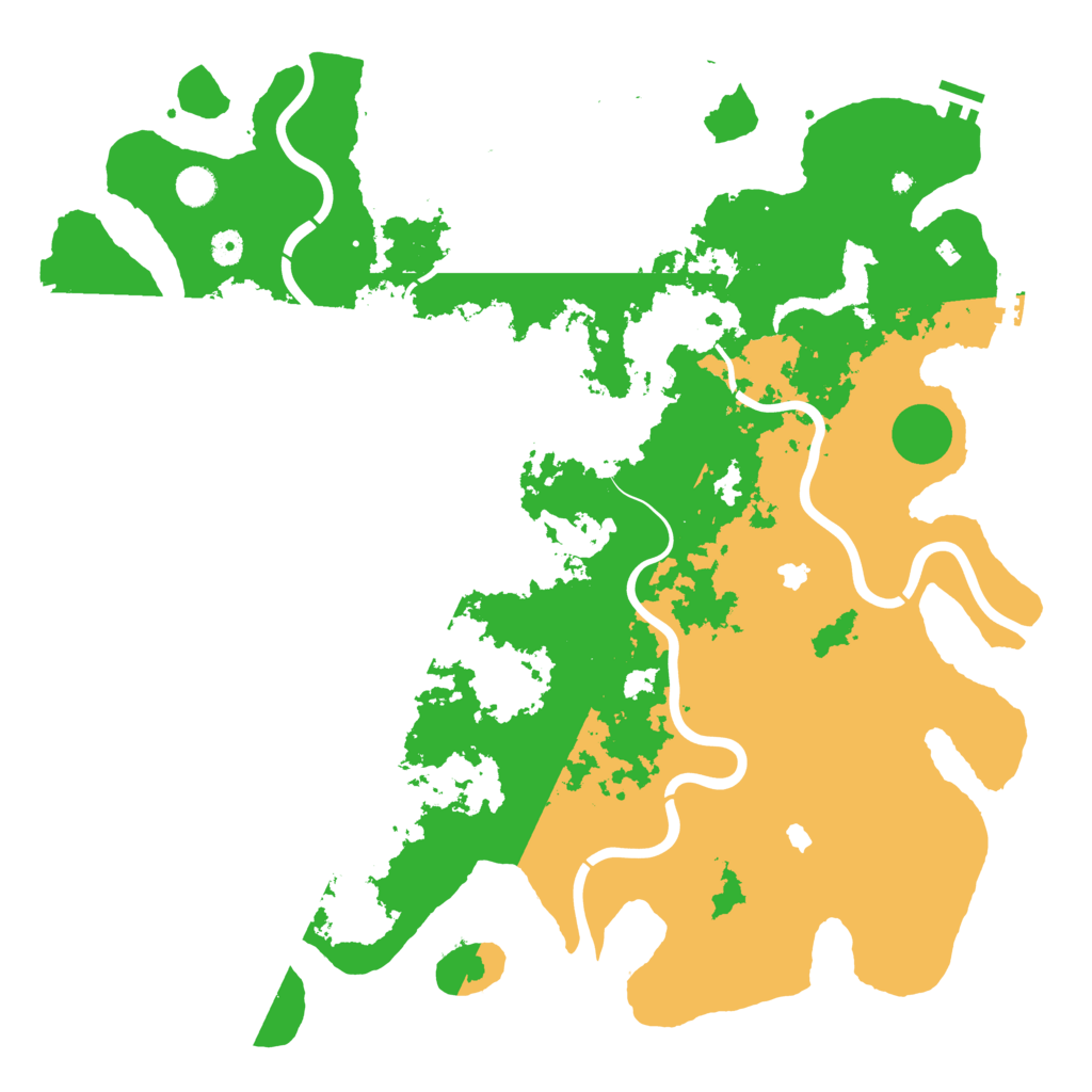 Biome Rust Map: Procedural Map, Size: 4800, Seed: 31421167