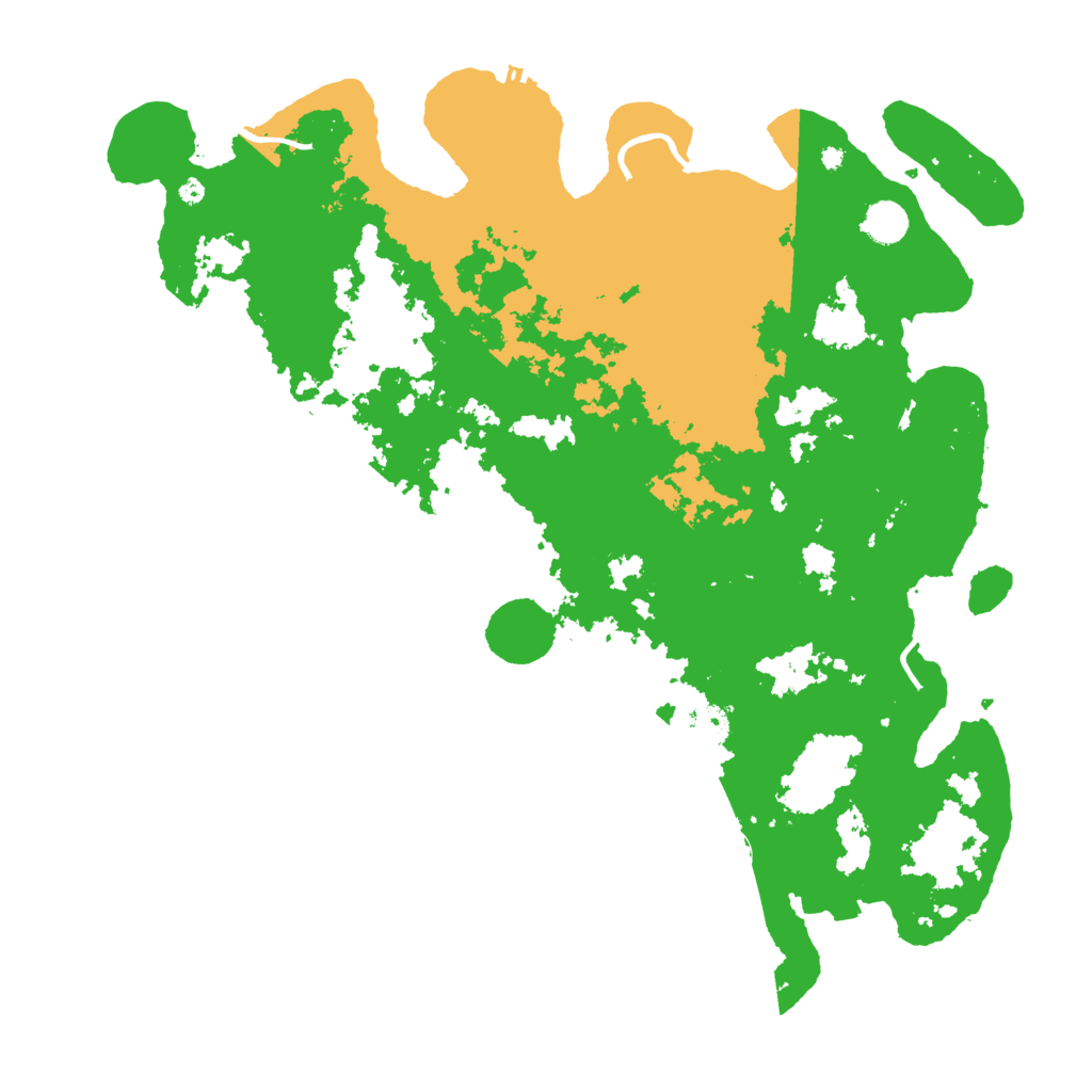 Biome Rust Map: Procedural Map, Size: 4500, Seed: 5150