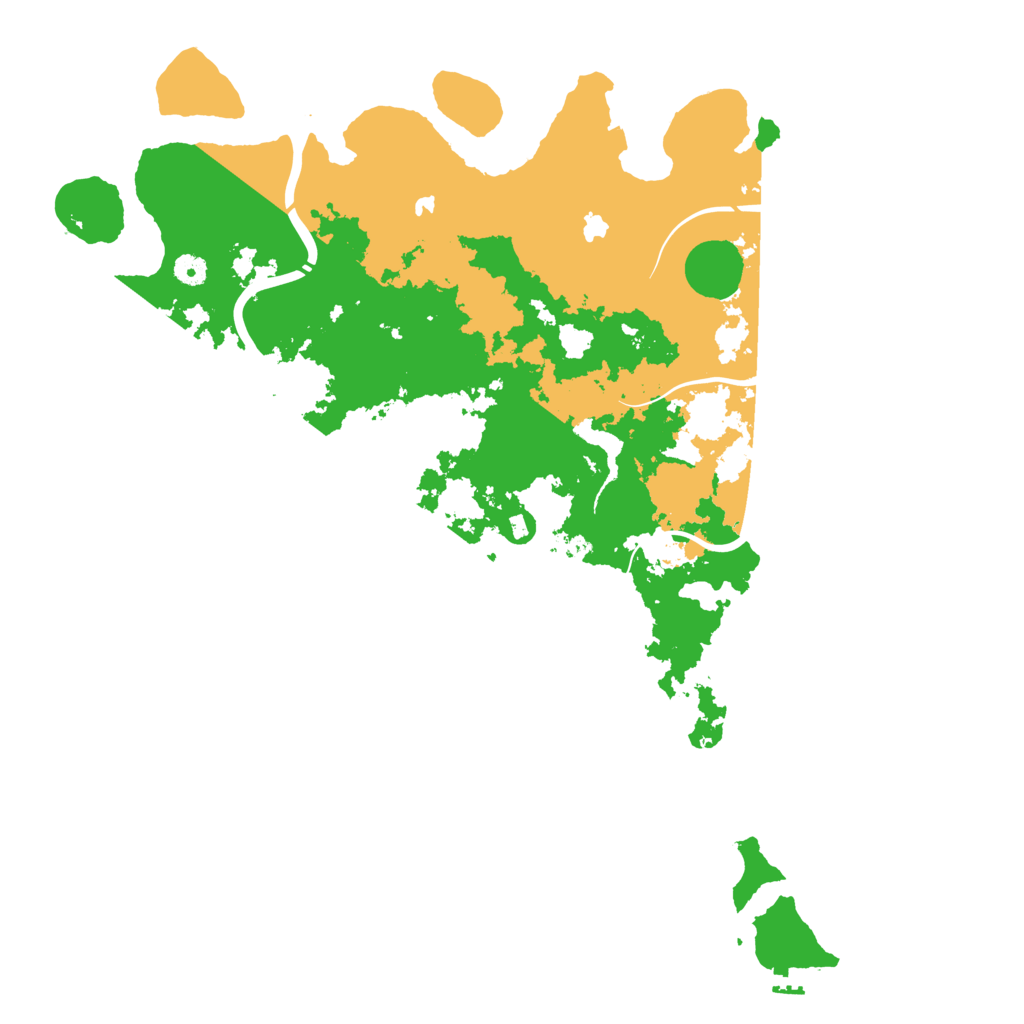 Biome Rust Map: Procedural Map, Size: 4800, Seed: 3425