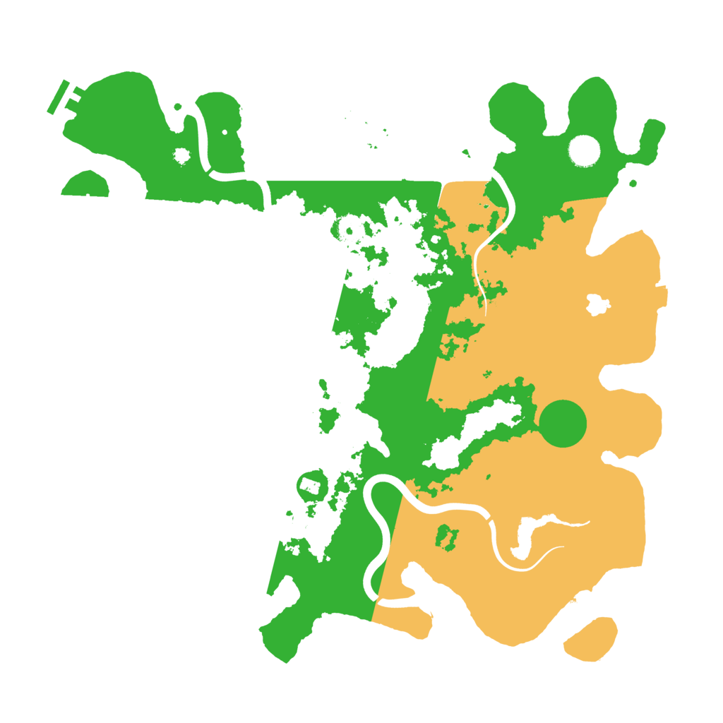Biome Rust Map: Procedural Map, Size: 4000, Seed: 739646800