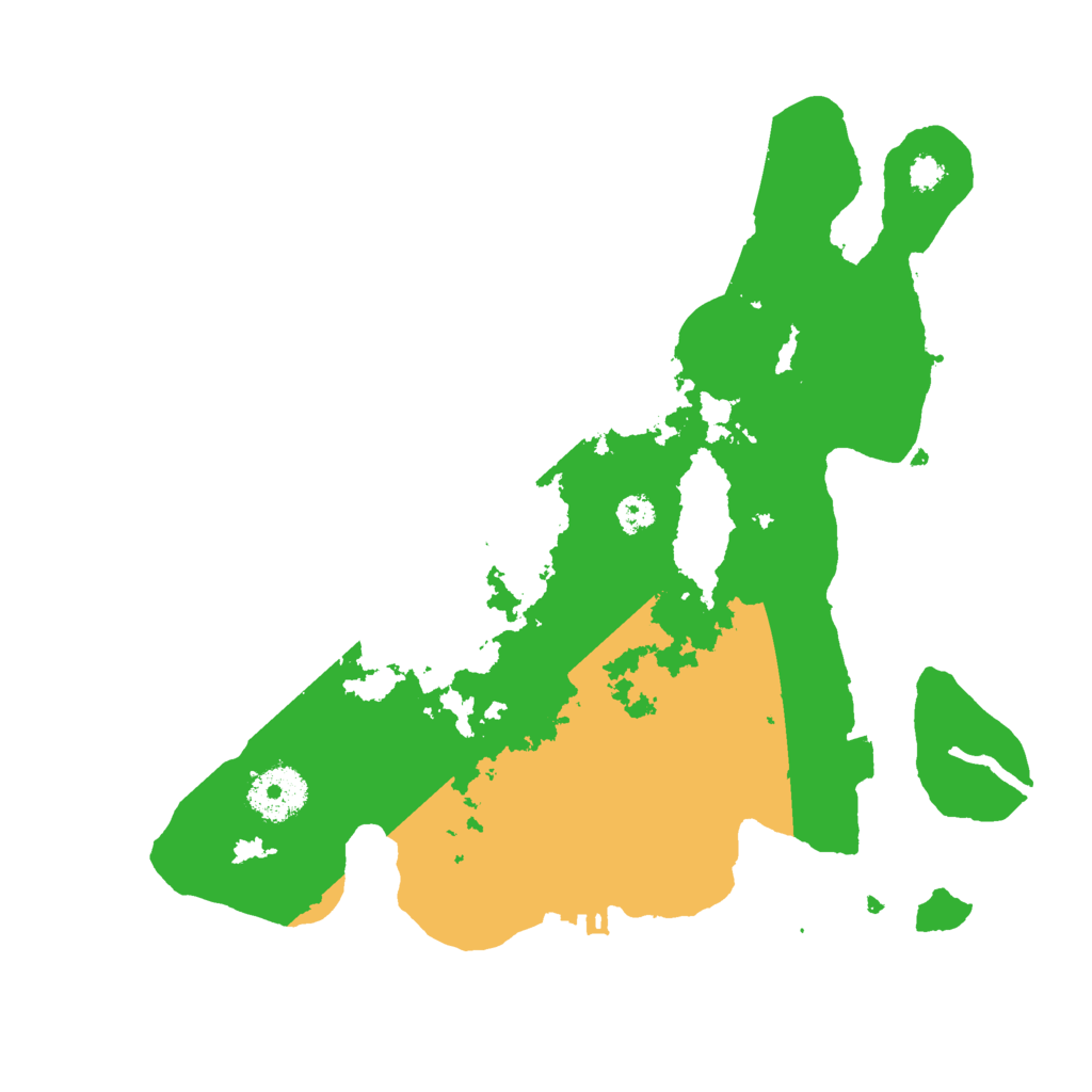 Biome Rust Map: Procedural Map, Size: 3000, Seed: 1110619193