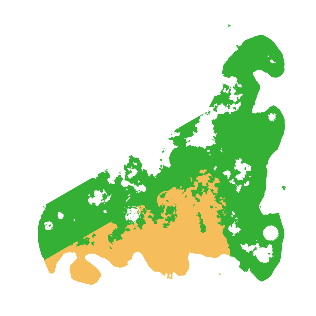 Biome Rust Map: Procedural Map, Size: 3700, Seed: 890154410